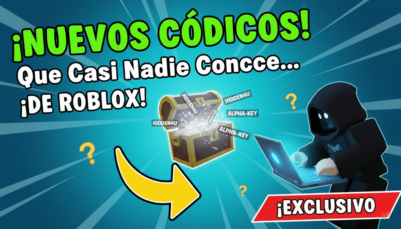 Nuevos códigos que casi nadie conoce de ROBLOX