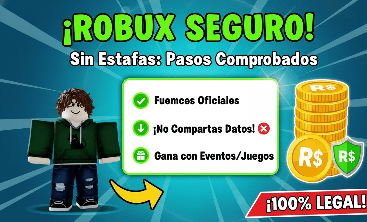 Con estos pasos puedes conseguir ROBUX sin que te estafen